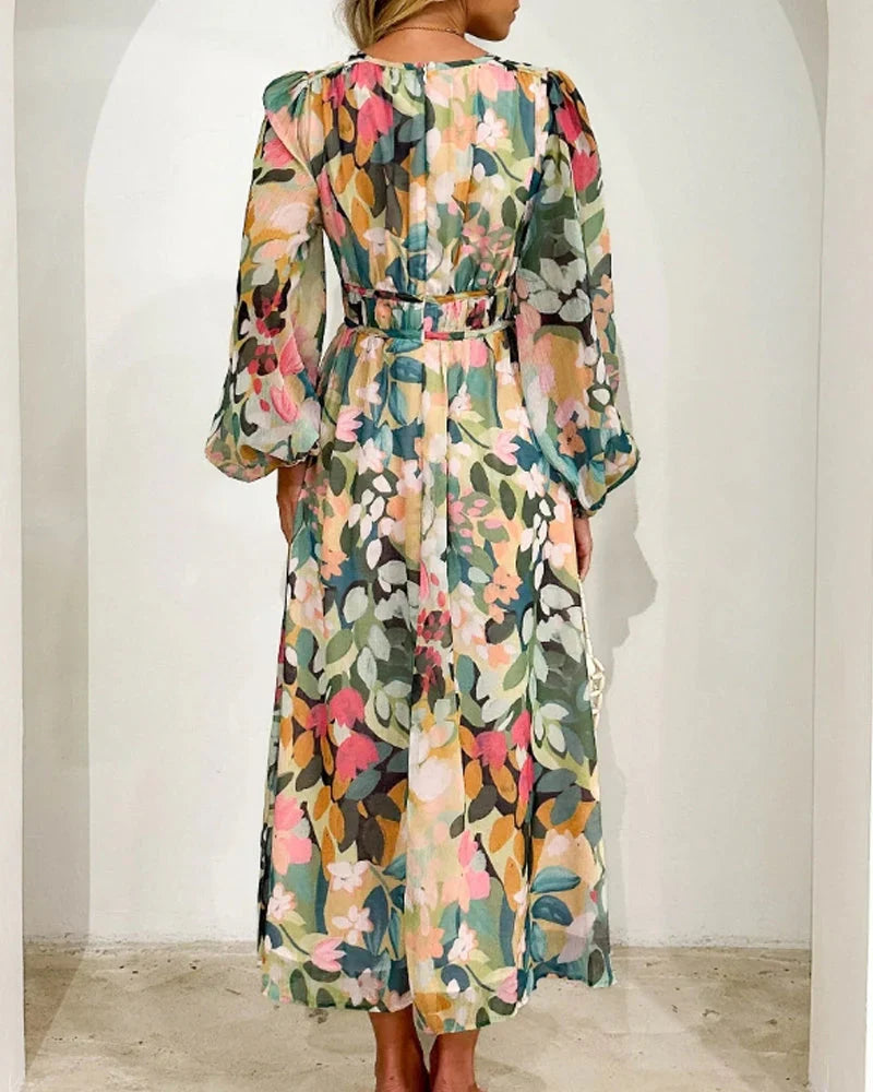 Kristin™ | Boho maksimali suknelė rožinė