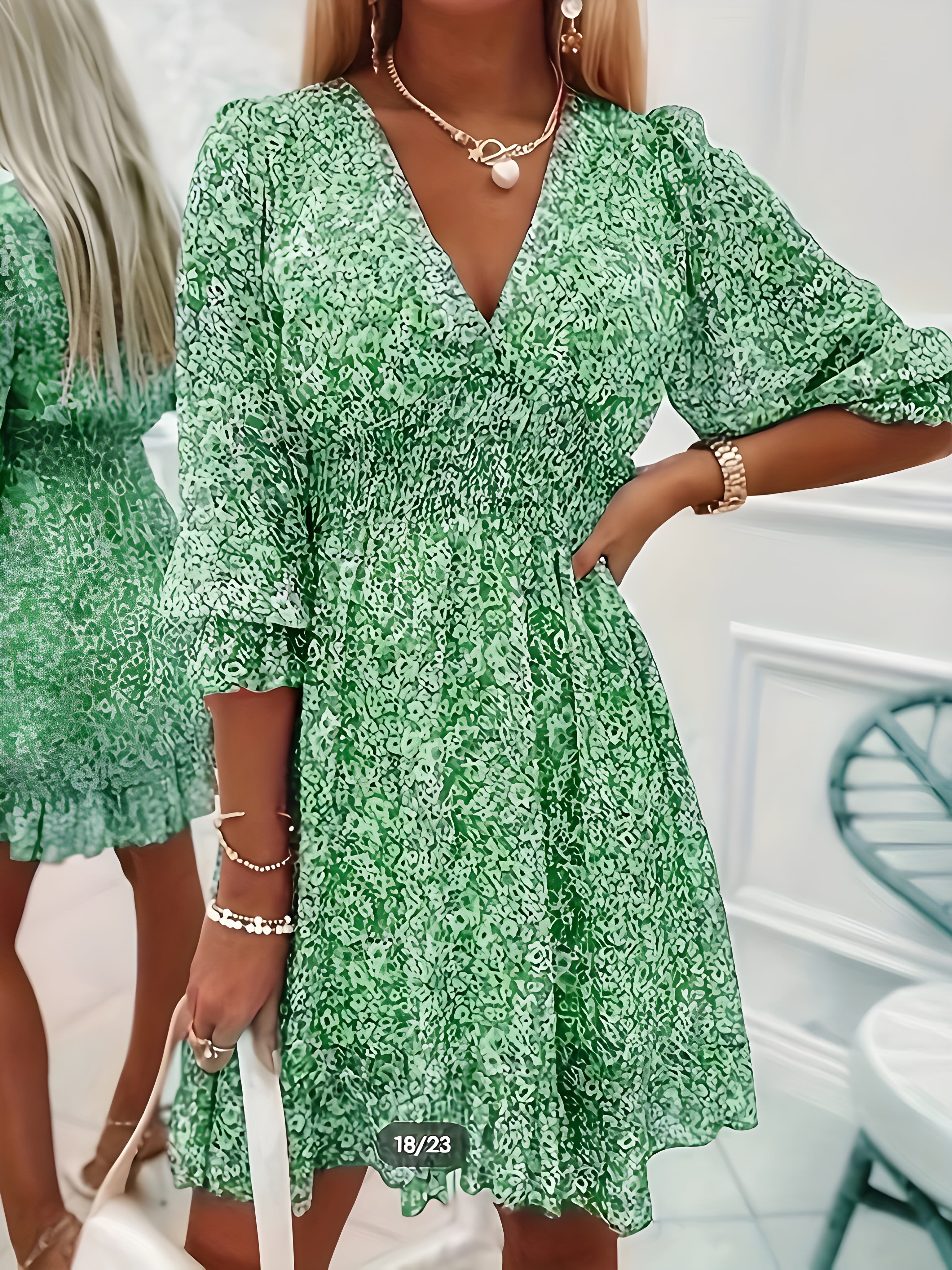 Anne Mette™ | Elegantiška Maxi Suknelė su Flattering Siluetu
